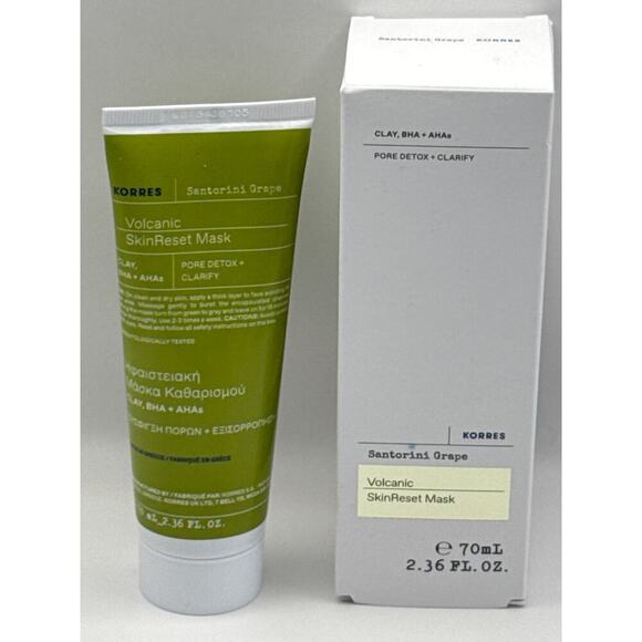 KORRES Santorini‎ Grape Volcanic Skin Reset Mask BNIB - Picture 3 of 9